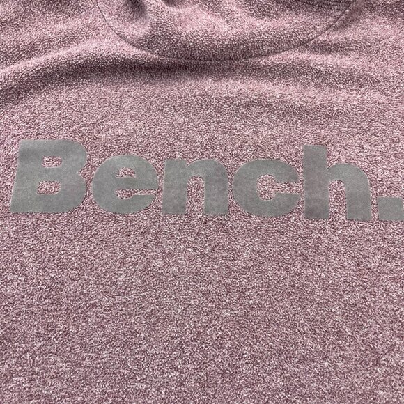Bench Fleece Hoodie Sweater Women Size Extra Large XL Burgundy Activewear Sporty - Picture 2 of 9